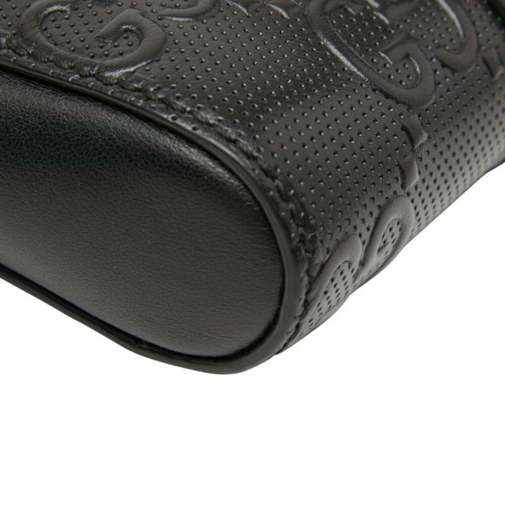 GUCCI Black Leather Fanny Pack - Picture 7 of 12